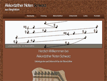 Tablet Screenshot of akkordzithernoten.eu